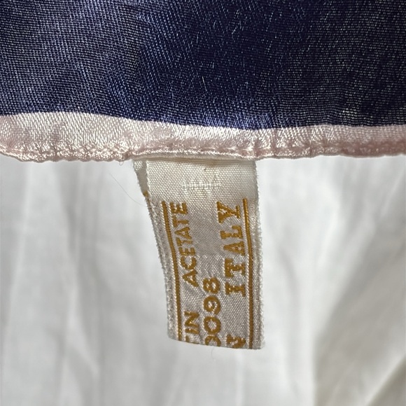 Vintage Italian Acetate Satin floral print scarf - Picture 3 of 17